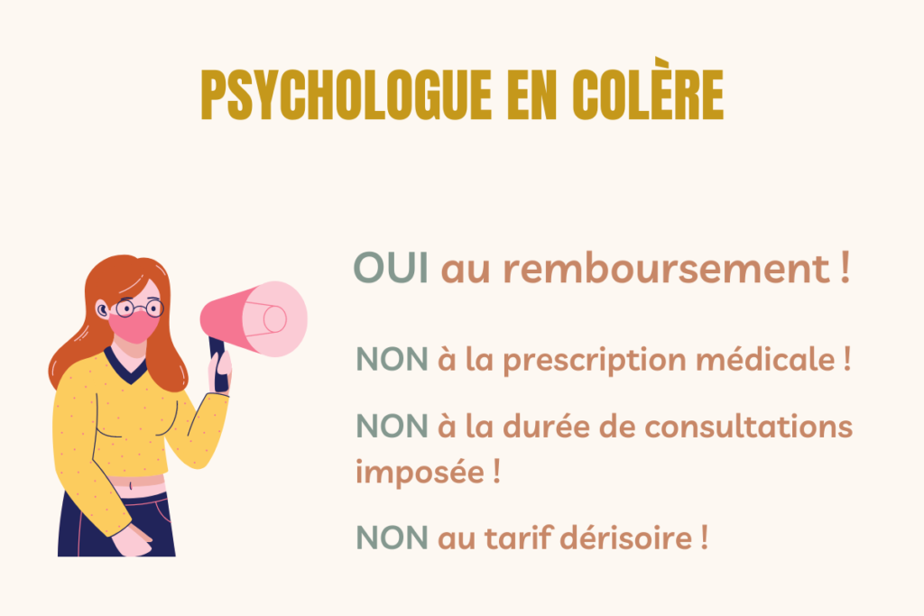 psychologue en colère contre le forfait psy
